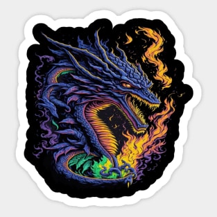 Night Dragon Sticker